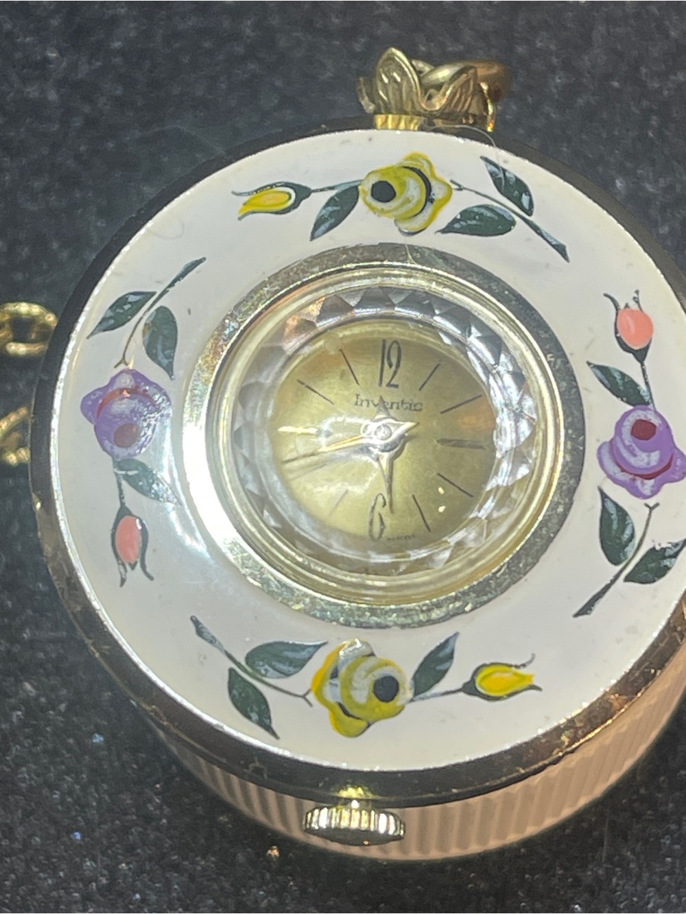 Inventic Hand Painted Pendant Watch